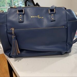 White Elm Gemini convertible backpack, navy blue